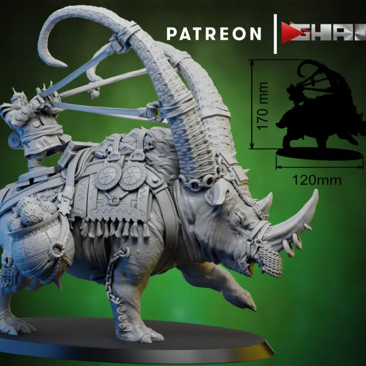 Ghamak - Fantasy - Ogres Persian - ogre rhino Fronde