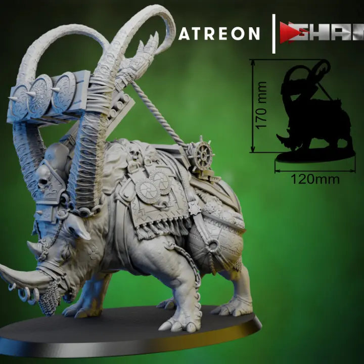 Ghamak - Fantasy - Ogres Persian - ogre rhino Catapulte