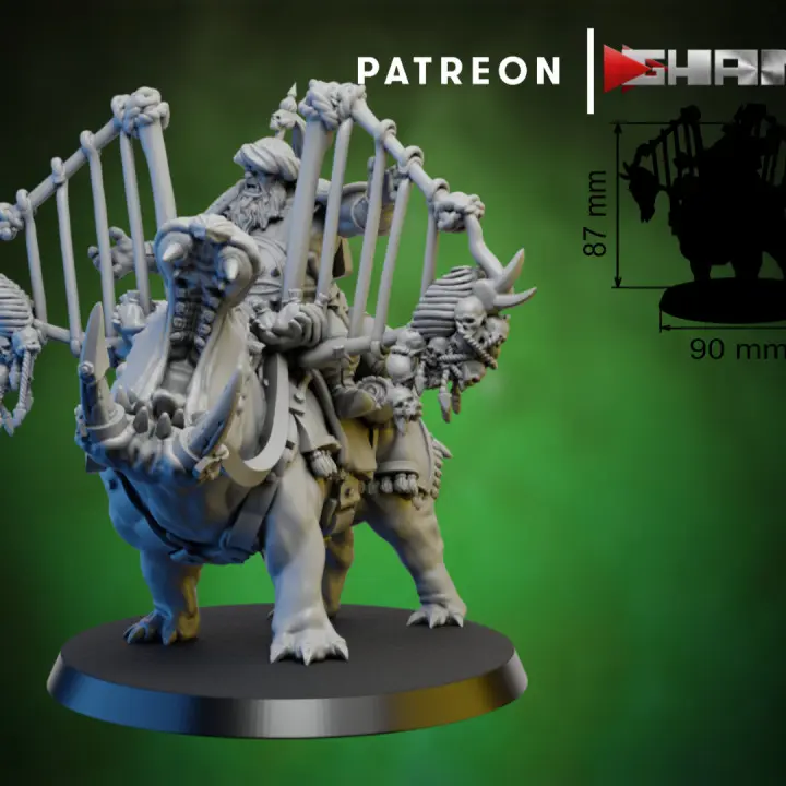 Ghamak - Fantasy - Ogres Persian - Ogre sur Hippo B