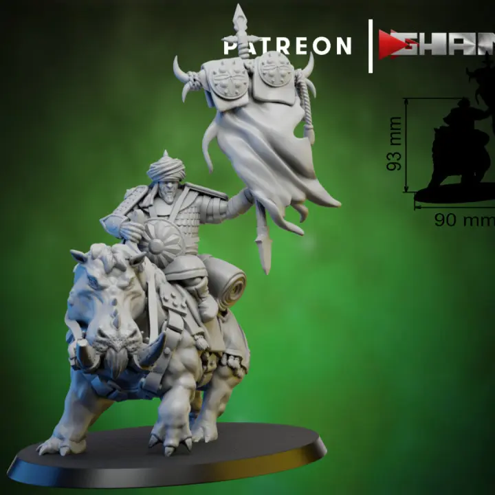 Ghamak - Fantasy - Ogres Persian - Ogre sur Hippo C