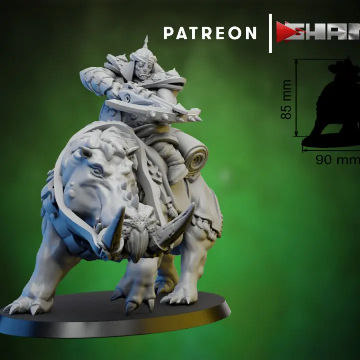 Ghamak - Fantasy - Ogres Persian - Ogre sur Hippo E
