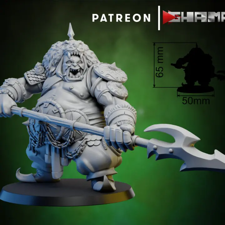 Ghamak - Fantasy - Ogres Persian - Ogre Chasseur B