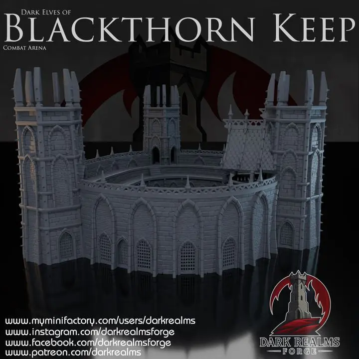 Dark realms - Blackthorn Keep - Arène (28mm)