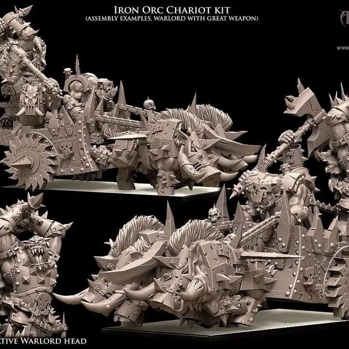 Avatars of War - Char orcs noirs