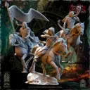 The Beholder miniatures- Elfes des bois - Etat major complet cavaliers des prairies