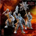 The Beholder miniatures- Guerriers corrompus - Maraudeurs Etat major complet