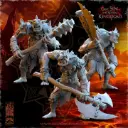 The Beholder miniatures- Guerriers corrompus - Trolls du chaos armes lourdes X3