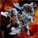 The Beholder miniatures- Guerriers corrompus - Minotaures armes lourdes X3