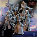 The Beholder miniatures- Hauts elfes - Sorcières du cercle intérieur X5