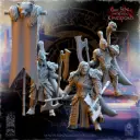 The Beholder miniatures- Hauts elfes - Etat major complet gardiens