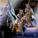 The Beholder miniatures- Hauts elfes - Chevaliers d'Ashur lances boucliers