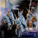 The Beholder miniatures- Hauts elfes - Chevaliers Dragons Etat major complet