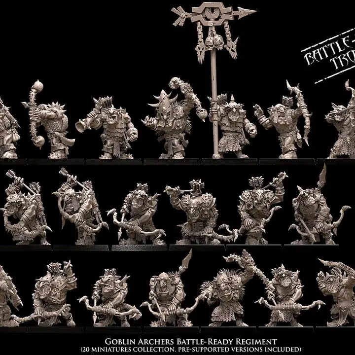 Avatars of War - Goblins archer battle ready