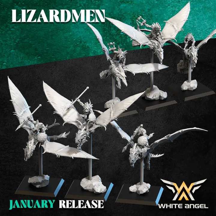 White angel - Hommes lezards - Monteurs de ptérodactyles