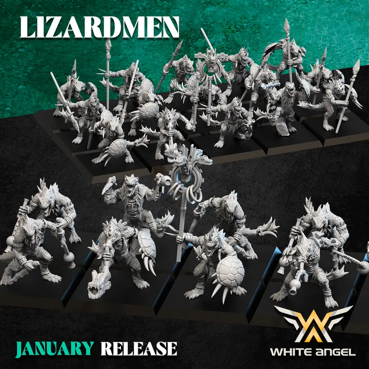 White angel - Hommes lezards - Slippery   toutes options