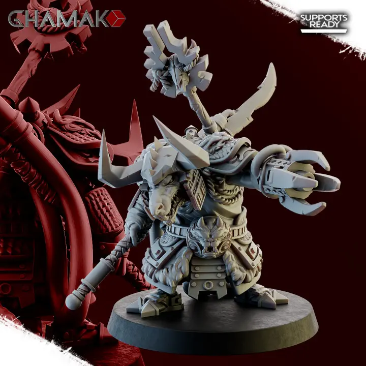 Ghamak - Fantasy - Hommes Rats - Sohei Warlock