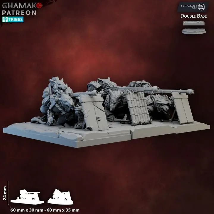 Ghamak - Fantasy - Hommes Rats - Murata Ratshooters