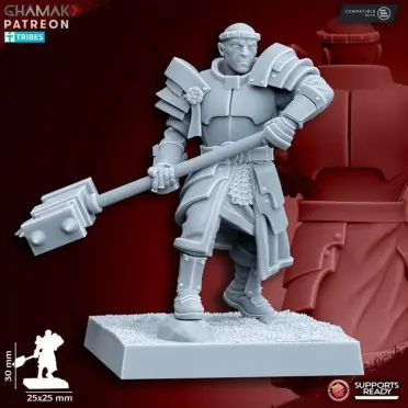 Ghamak - Fantasy - Empire - Prêtre à pied