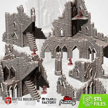 Txarli - Décors fantasy - Forteresse maudite (Style 1, 28mm)
