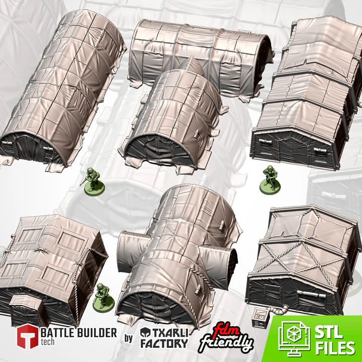 Txarli - Décors Science fiction - Caserne militaire (Style 1, 28mm)