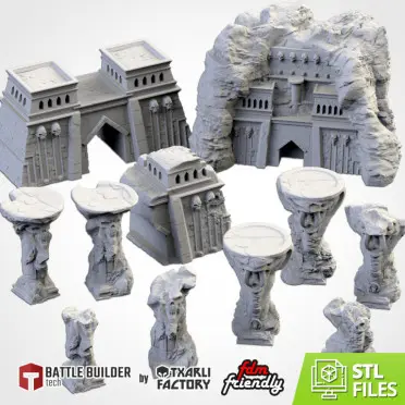 Txarli - Fantasy Terrain - Vallée de la mort (Style 1, 28mm)