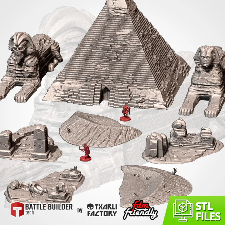 Txarli - Décors Fantasy - Egypte (Style 1, 28mm)