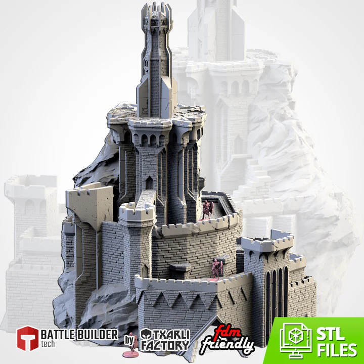 Txarli - Décors Fantasy - Forteresse Noire