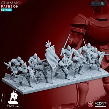 Ghamak - Fantasy - Empire - Gardes du roi à pied