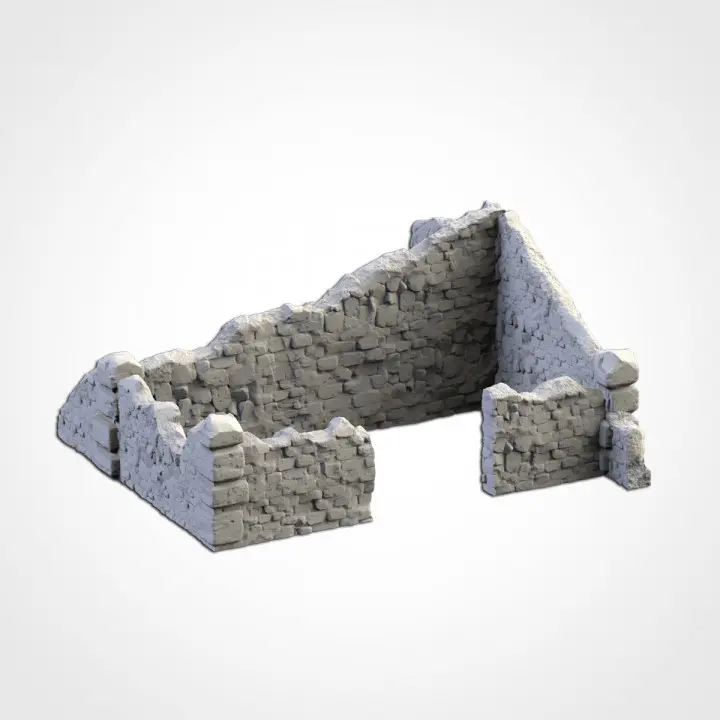 Txarli - Décors Fantasy - Village en ruines