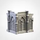 Txarli - Décors Science fiction - Cathédrale fermée en ruines