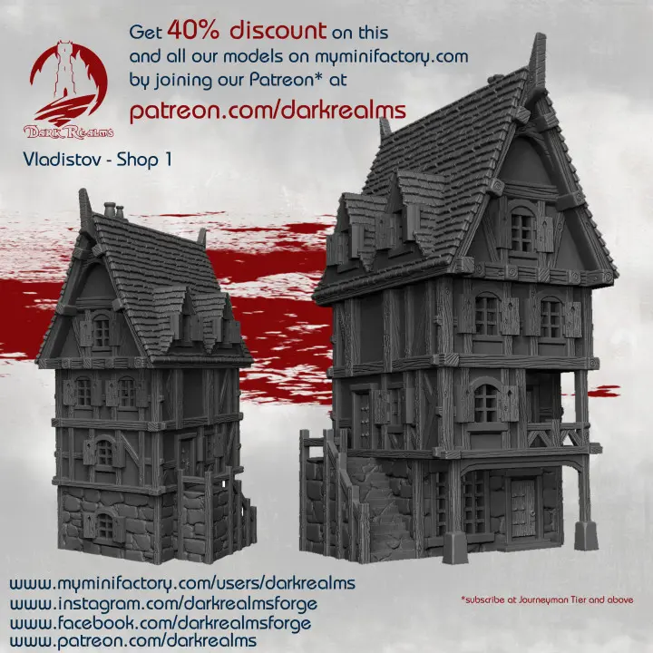 Dark realms - Vladistov - Boutique 1 (28mm)