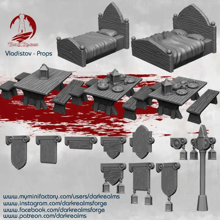 Dark realms - Vladistov - Props pack