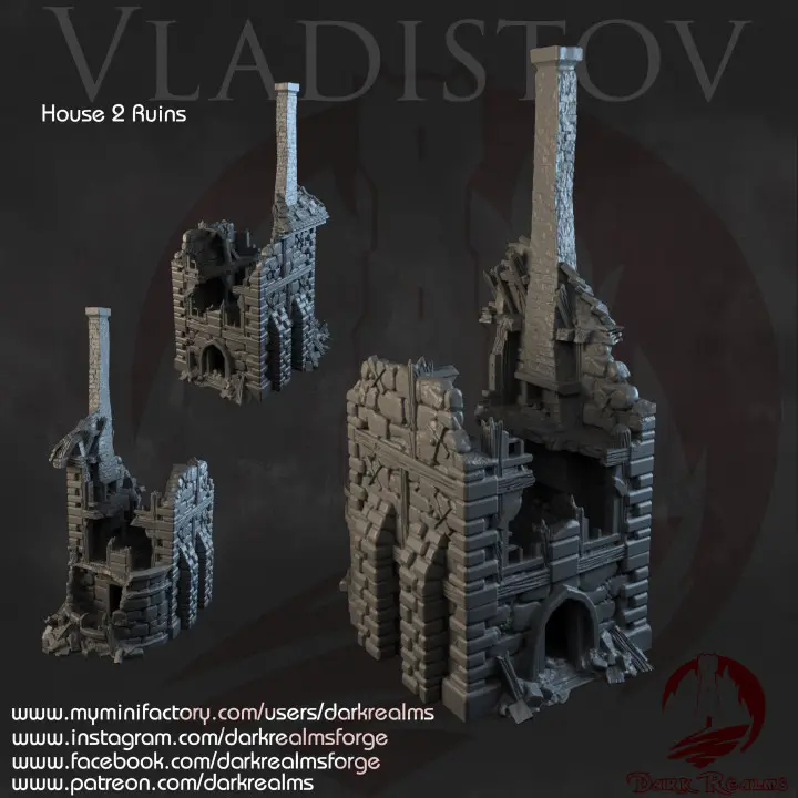 Dark realms - Vladistov - Maison 2 en ruines