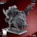 Ghamak - Fantasy - Orc Shaman sur sanglier