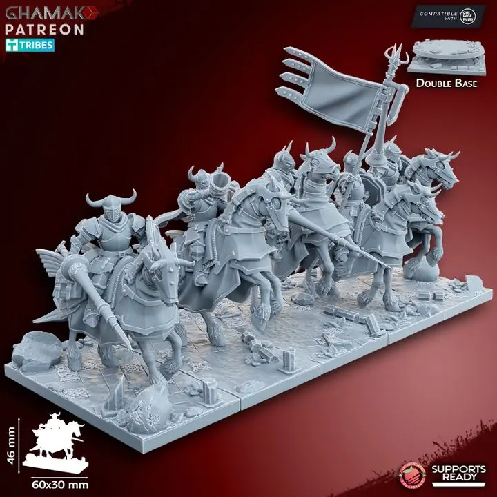 Ghamak - Fantasy - Empire - Chevaliers Taurus montés