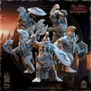 The Beholder miniatures- Nains - Tueurs armes de base et boucliers