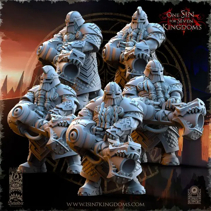 The Beholder miniatures- Nains -Snapdragons