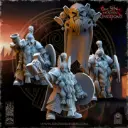 The Beholder miniatures- Nains - Etat major complet nobles