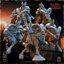 The Beholder miniatures- Nains - Nains sur béliers