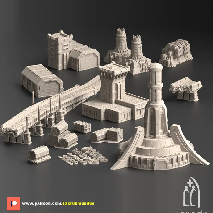 Sacrusmundus -  Ascenseur spacial Méridien (Style 1)