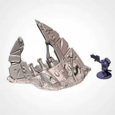 Txarli - Décors Science fiction - Epaves Vaisseaux Xenos