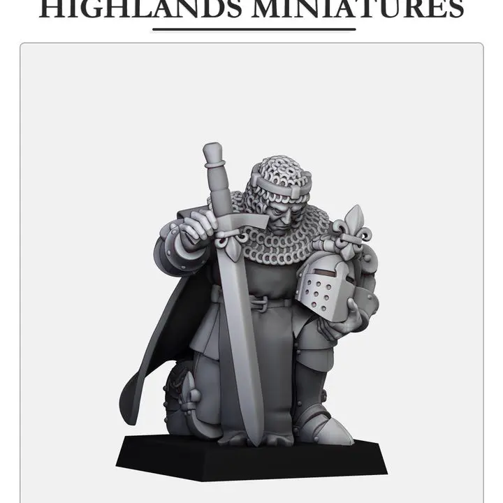 Highlands Miniatures - Bretons - Fillers 1 (28mm, Socle carré)