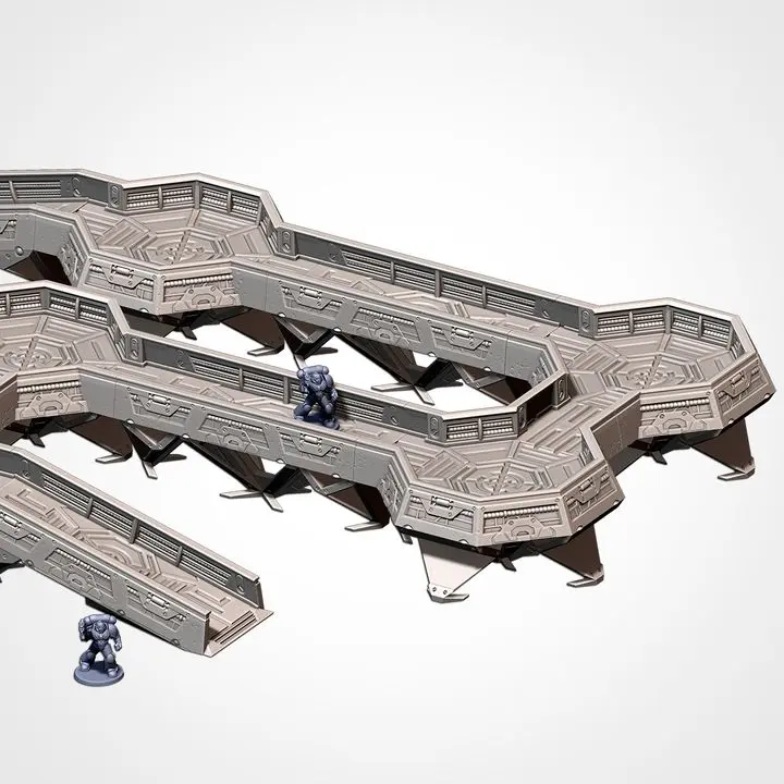 Txarli - Décors SF - Pack tranchées SF modulaire (28mm)