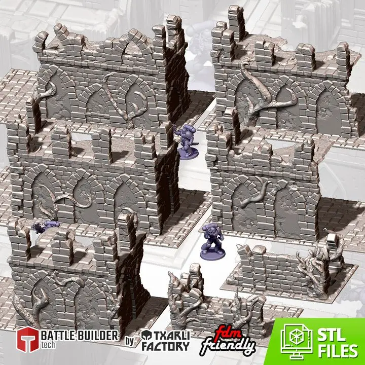 Txarli - Décors SF - Ruines abandonnées