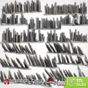 Txarli - Décors Fantasy - Pack Clôtures et piquets en bois