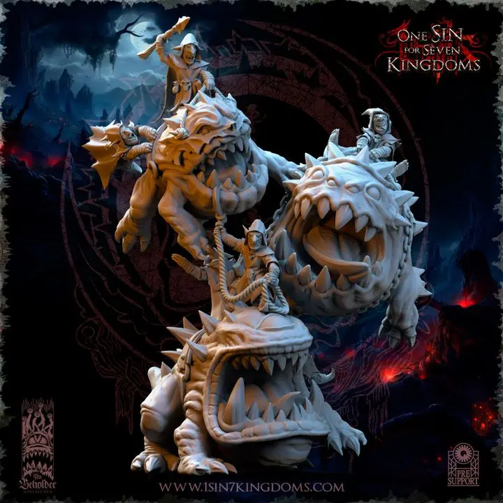 The Beholder miniatures- Orc - Kavehorror Madness