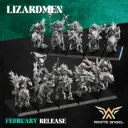 White angel - Hommes lezards -  Cavaliers armes de base