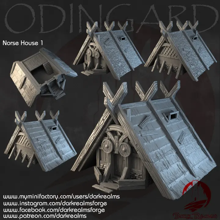 Dark realms - Odingard - Maison 2 (28mm)