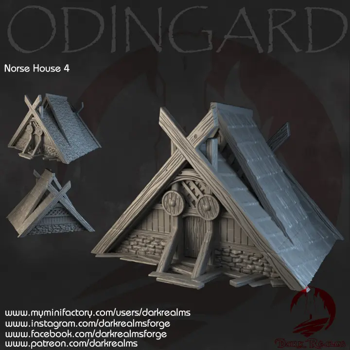 Dark realms - Odingard - Maison 4 (28mm)