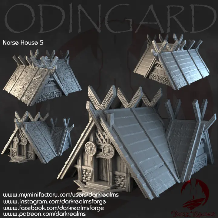 Dark realms - Odingard - Maison 5 (28mm)